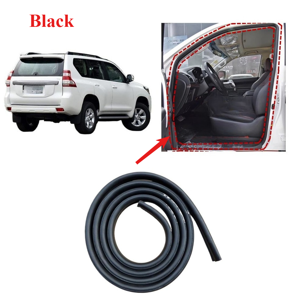 Door Weather Strip - 1 Stuk Zwart Deur Rubber Voor