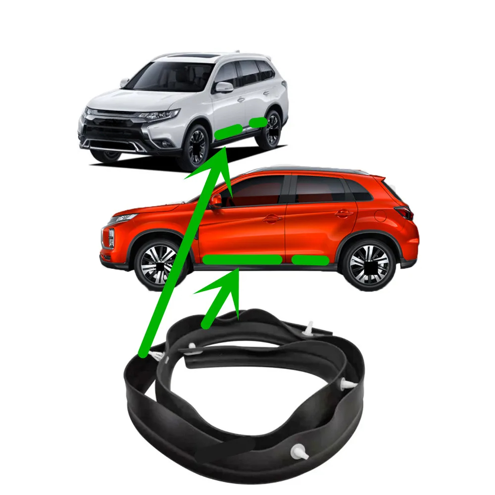 Door Weather Strip - 1 stuk Deurafdichting Rubber voor Outlander