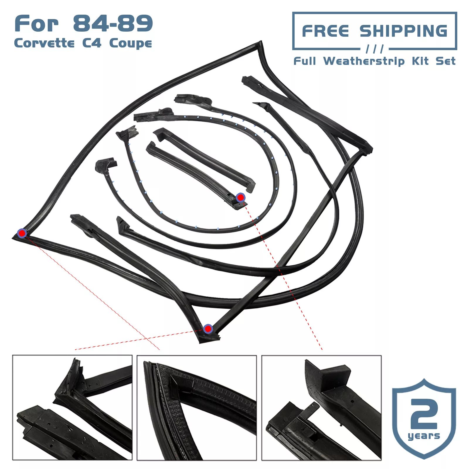 AP02 Voor Chevy Corvette C4 Co - Door Weather Strip recensie en prijs